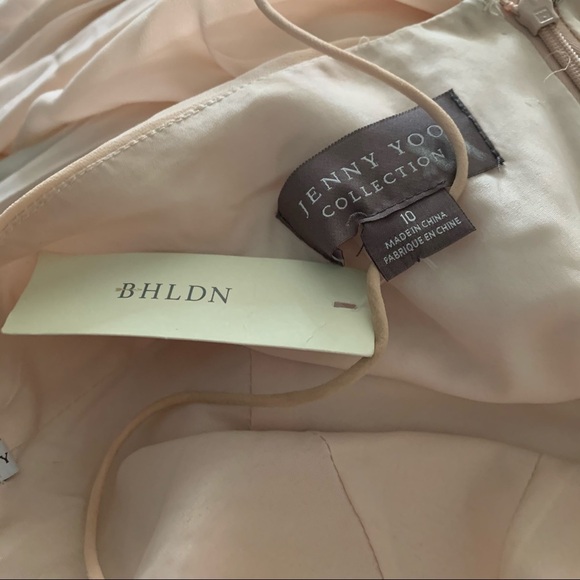 NWT JENNY YOO Inesse Dress in Rose 10 - Picture 6 of 8